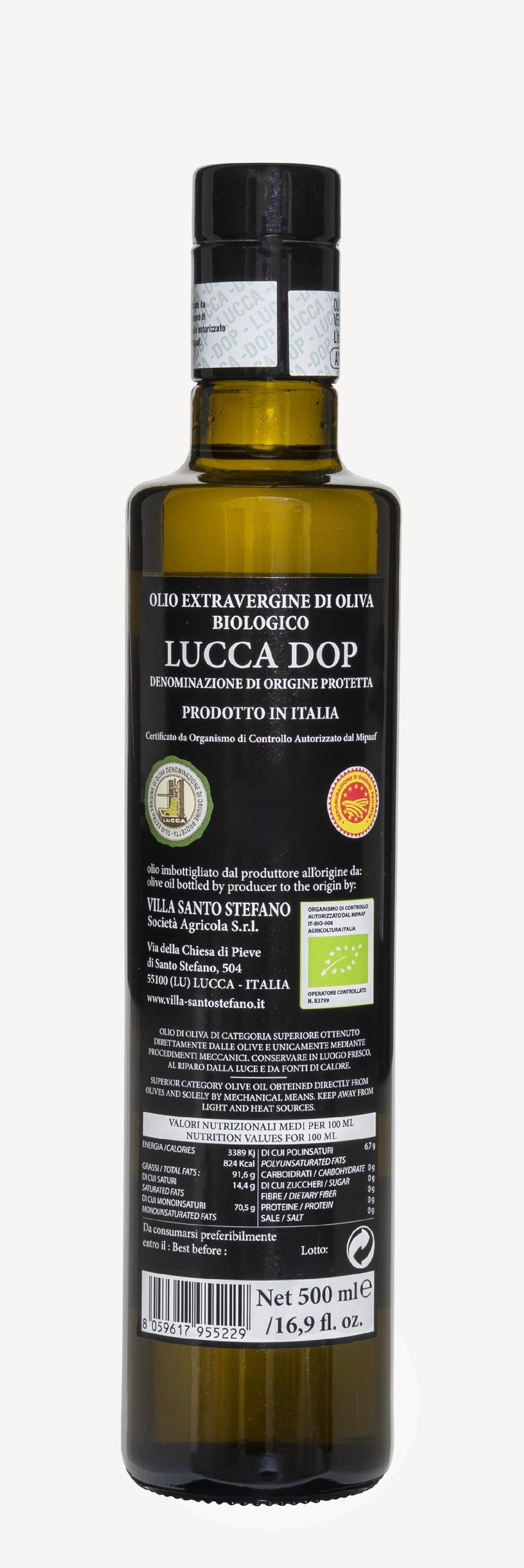 "PDO LUCCA" EXTRA VIRGIN OLIVE OIL